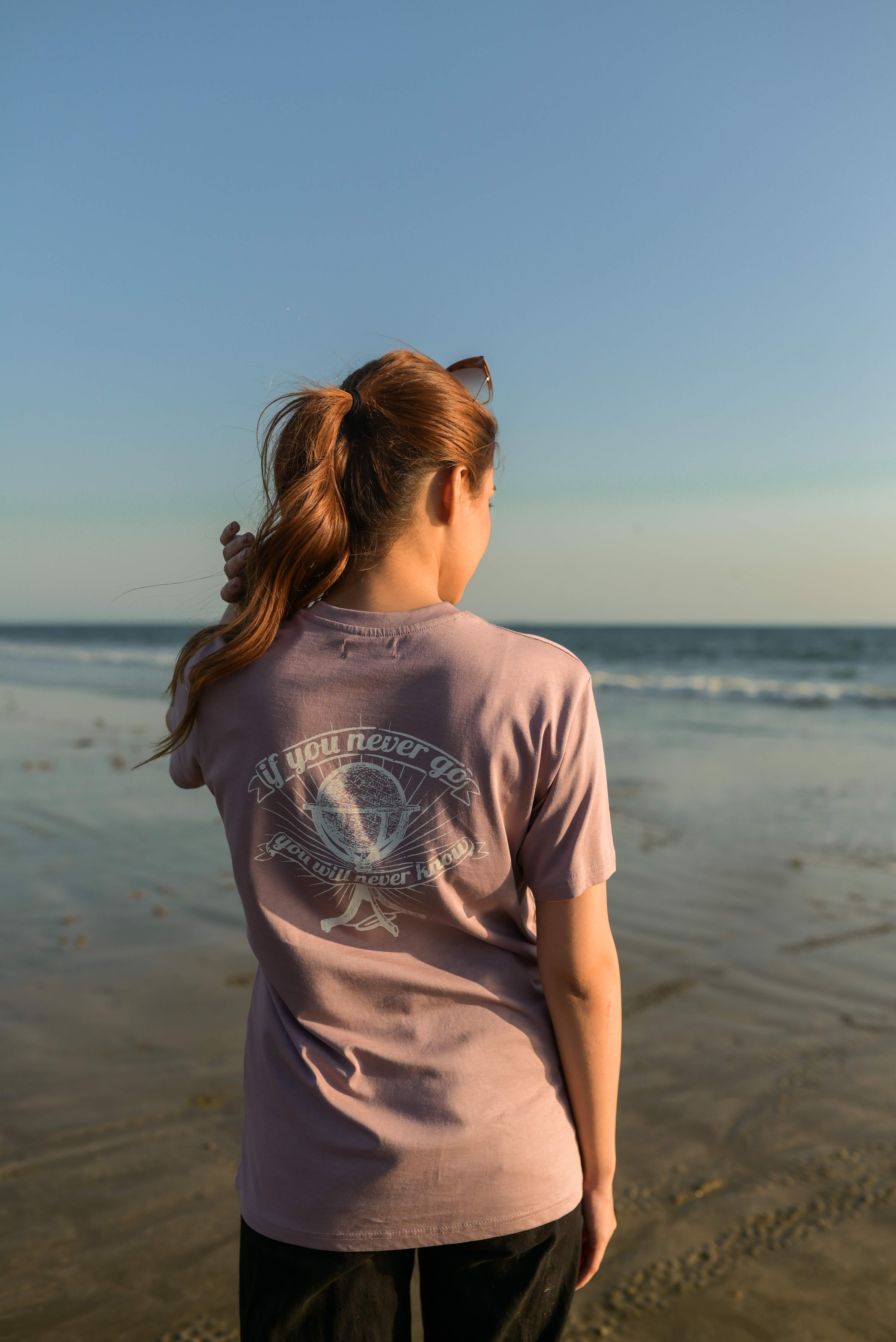 Blue / Mauve Unisex Graphic Tee